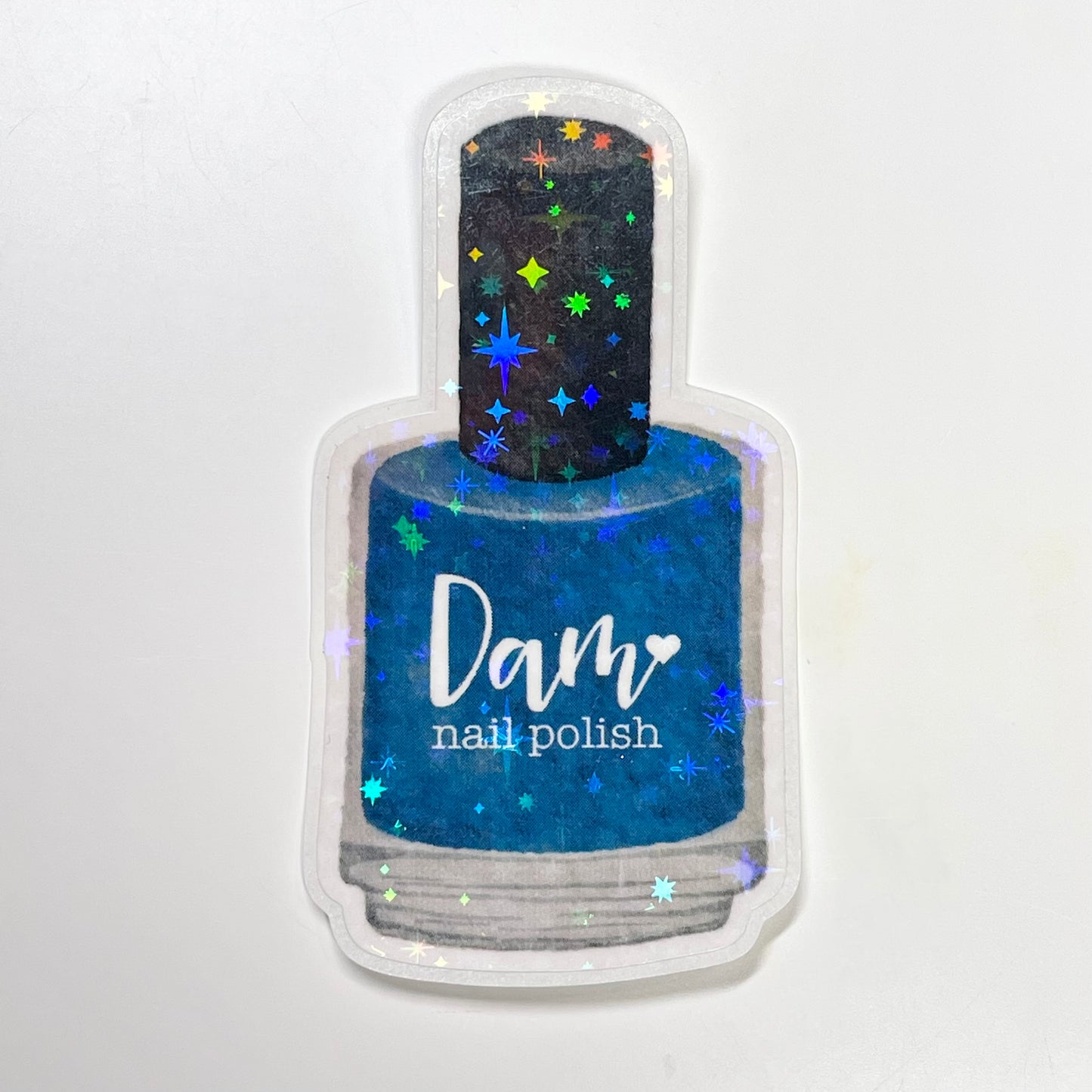 Twinkle Holographic Nail Polish Sticker - Dam