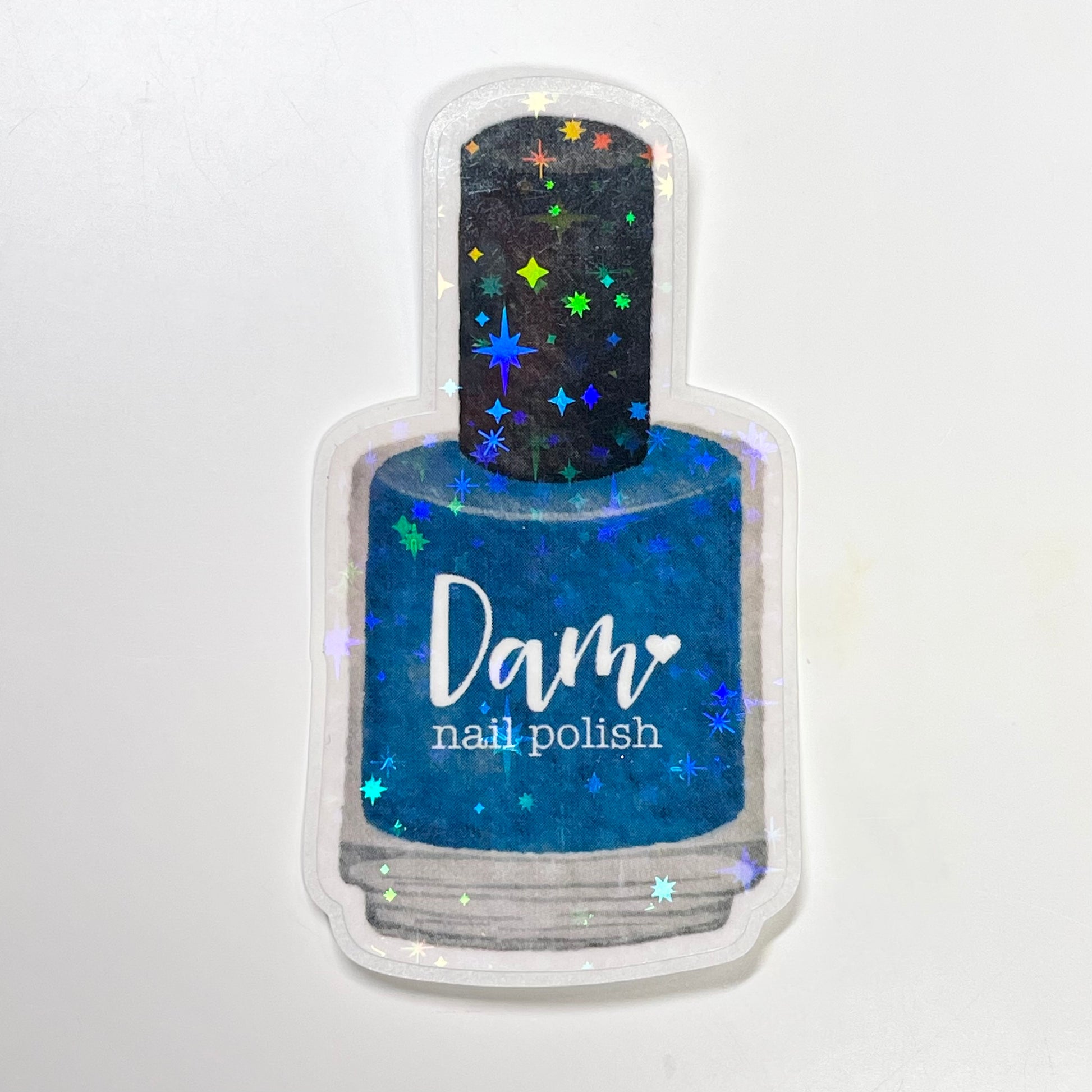 Twinkle Holographic Nail Polish Sticker - Dam