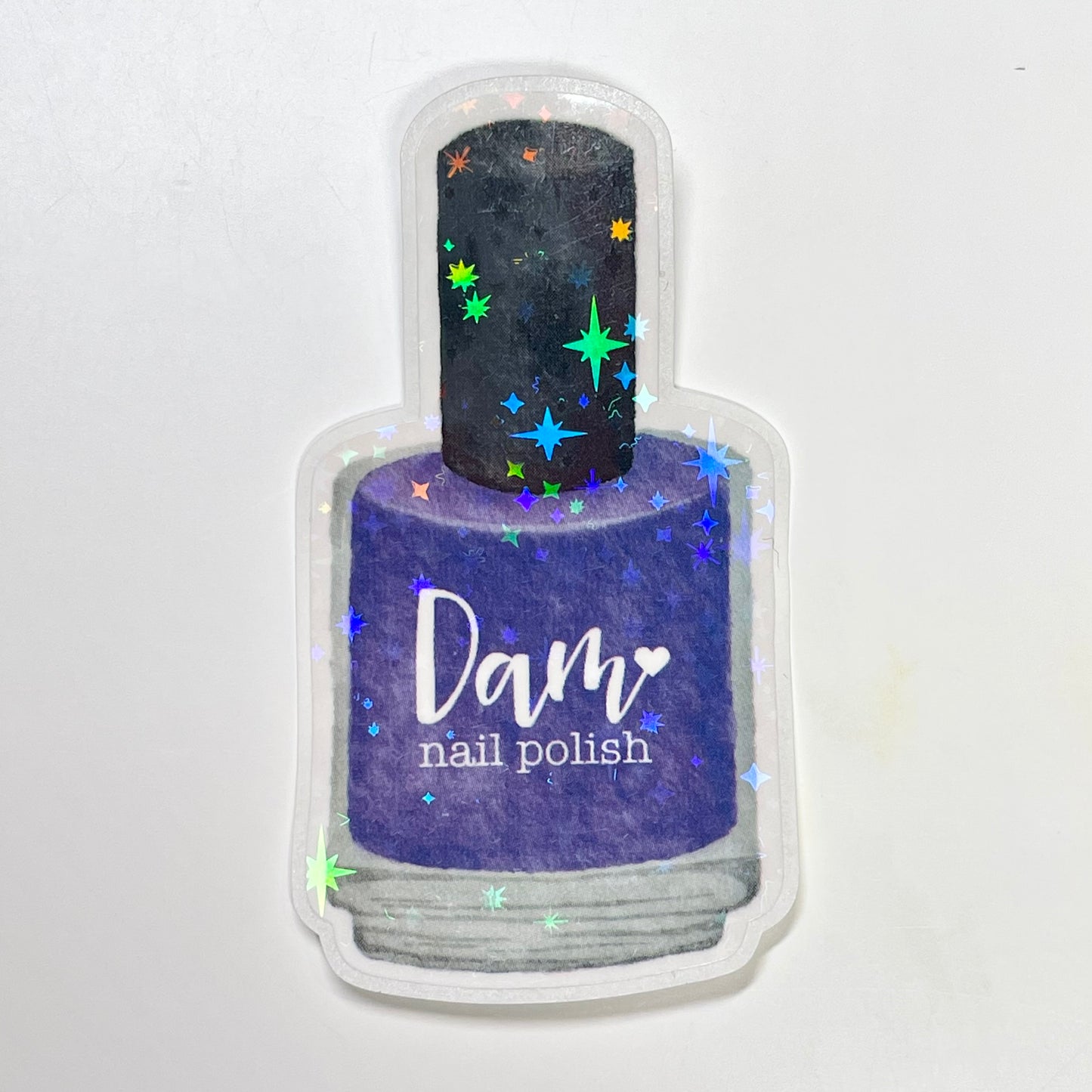 Twinkle Holographic Nail Polish Sticker - Dam