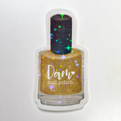 Twinkle Holographic Nail Polish Sticker - Dam