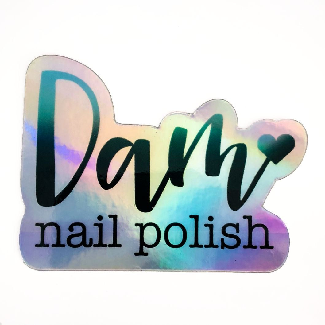 Dam Holographic Sticker - Dam Nail Polish