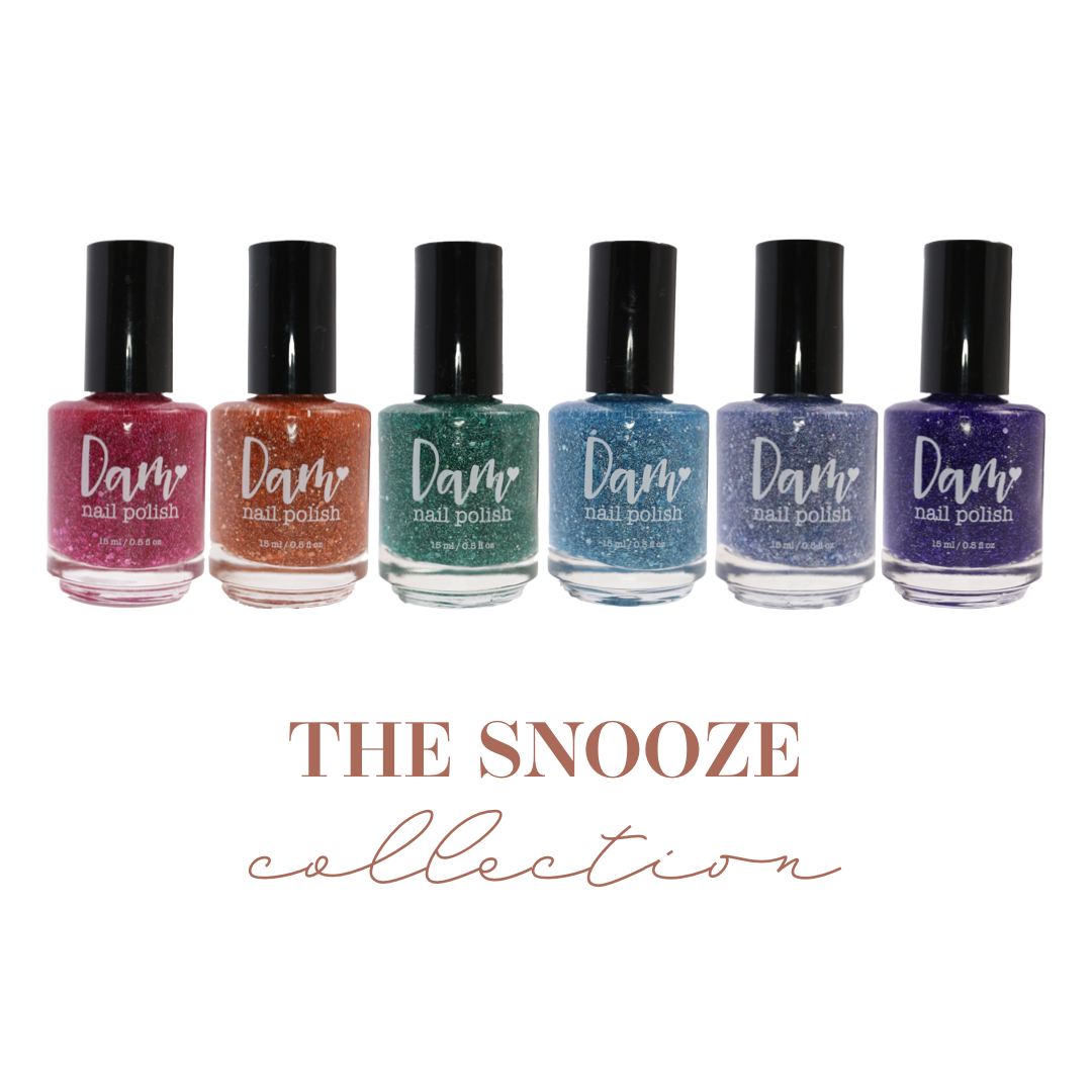 PRE-ORDER: Snooze Collection - Reflective Glitter Nail Polish - Dam