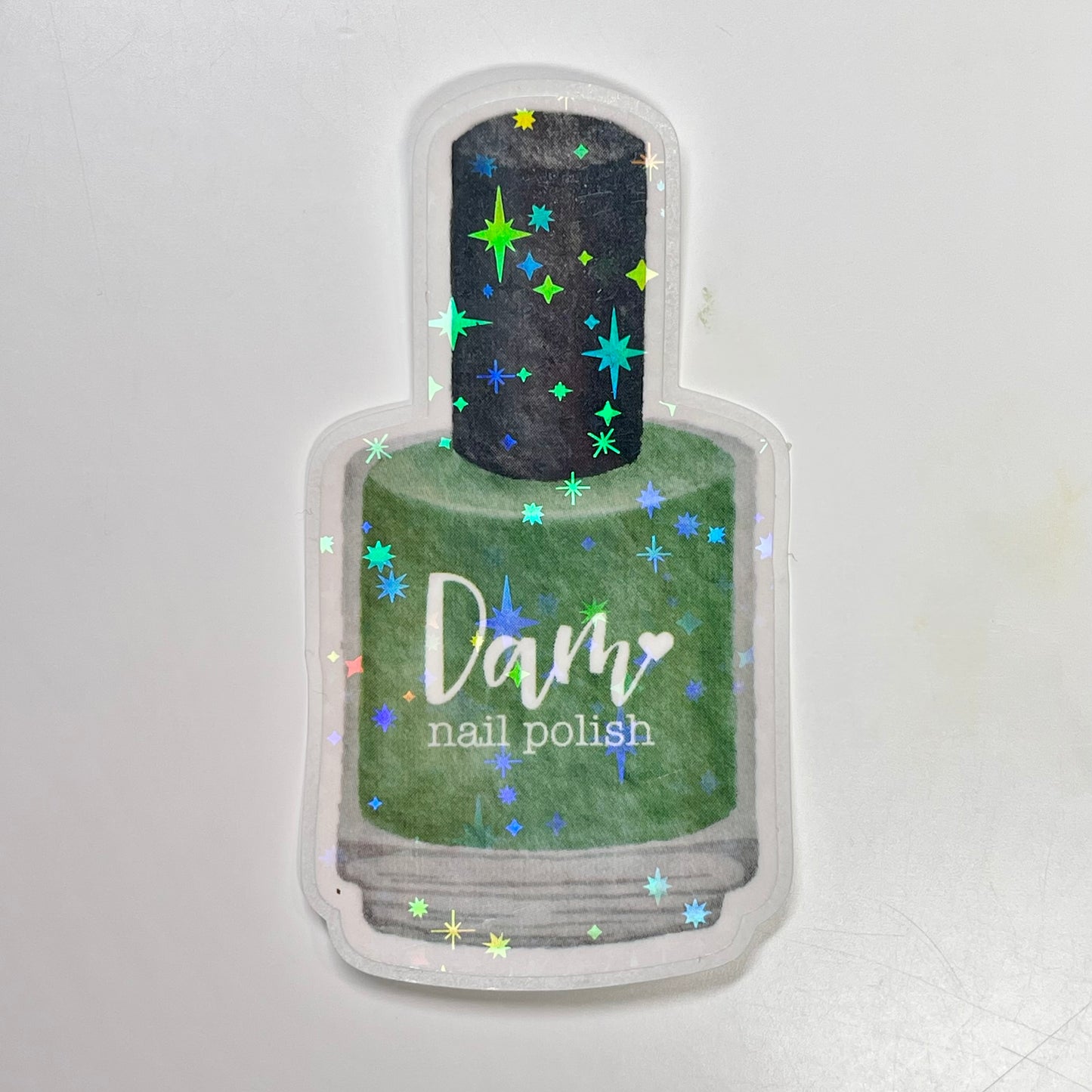 Twinkle Holographic Nail Polish Sticker - Dam