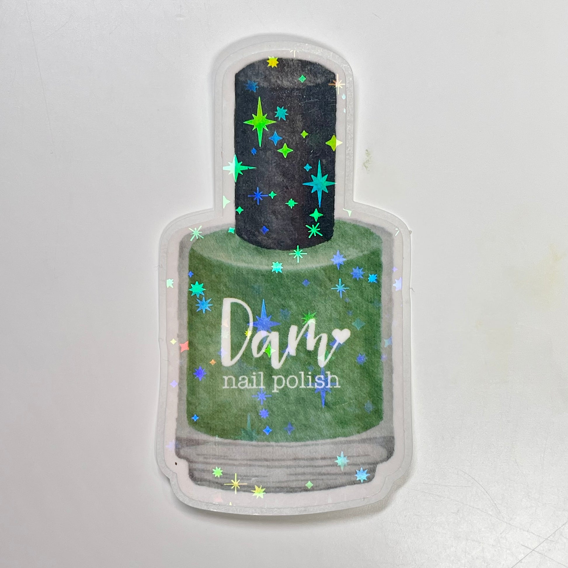 Twinkle Holographic Nail Polish Sticker - Dam