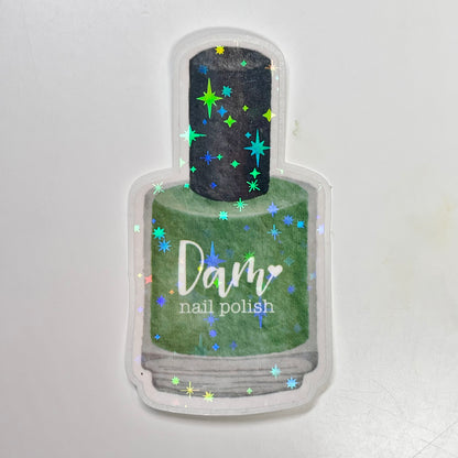 Twinkle Holographic Nail Polish Sticker - Dam
