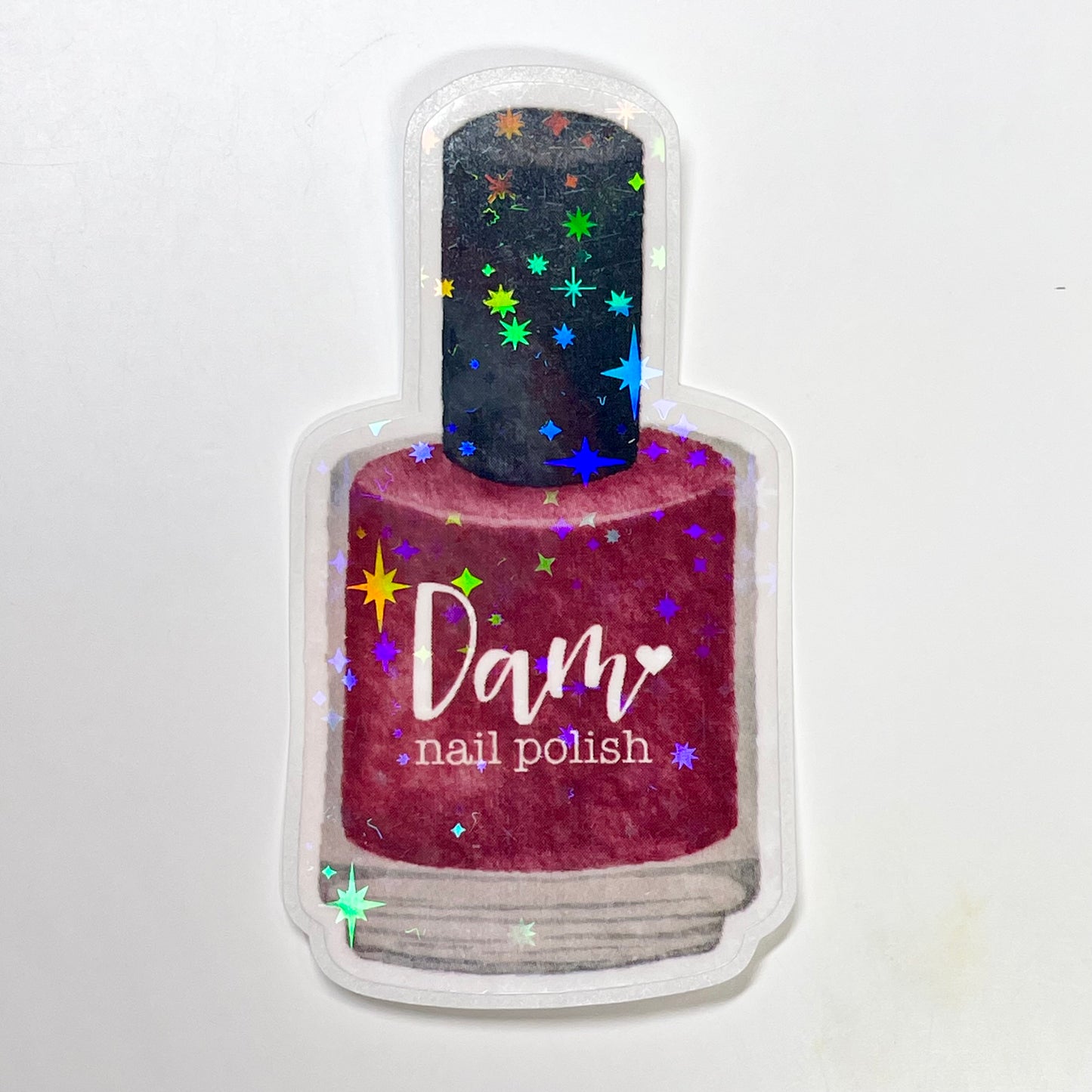 Twinkle Holographic Nail Polish Sticker - Dam