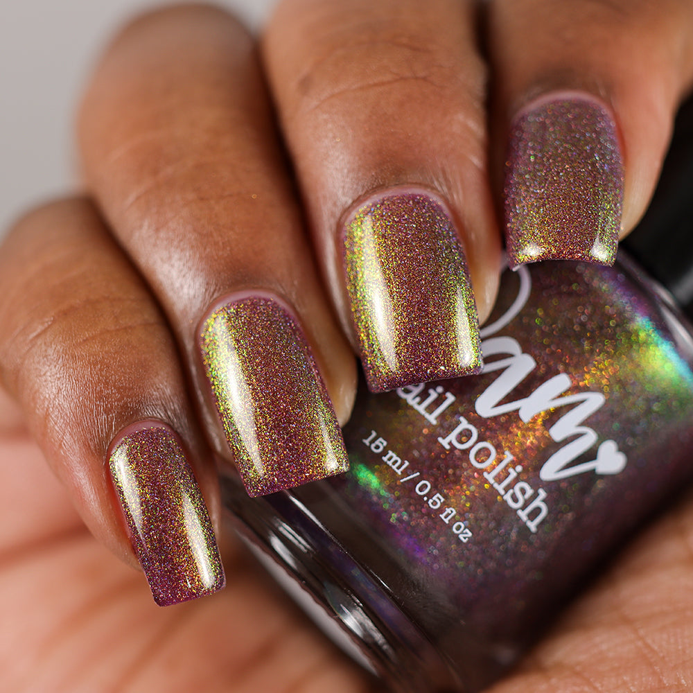 Kelsea - Purple Shimmer Polish - Survivor Series - Dam Nail Polish