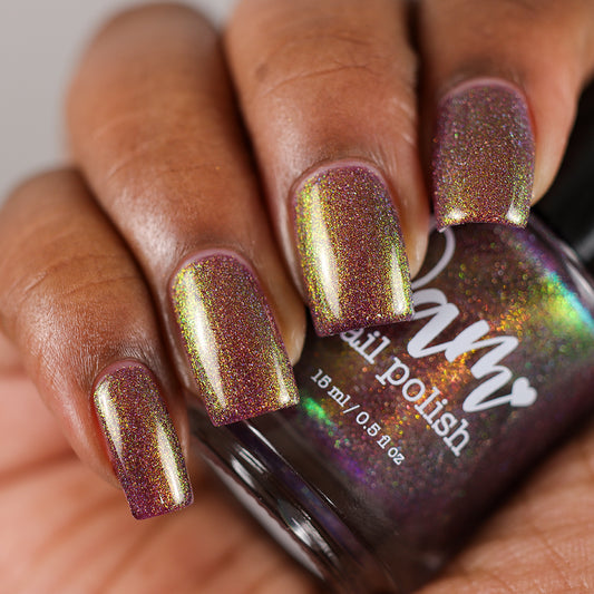 Kelsea - Purple Shimmer Polish - Survivor Series - Dam Nail Polish