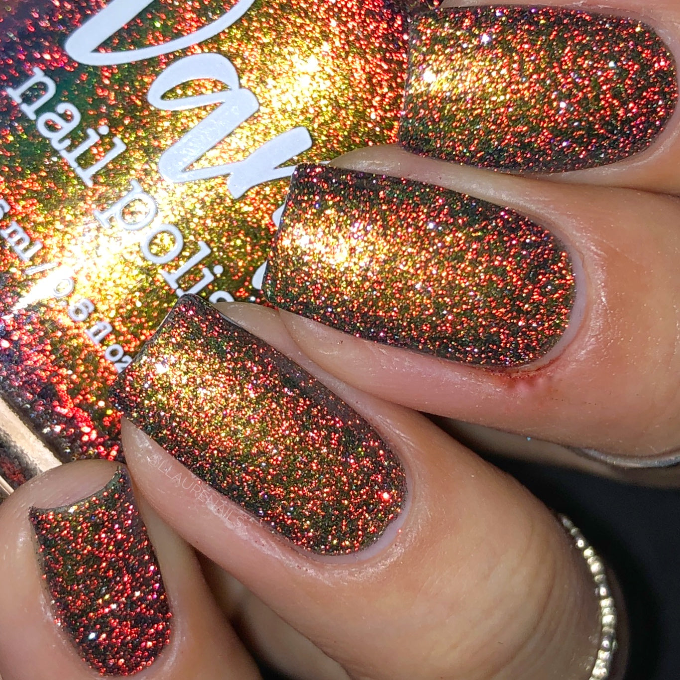 Mood - Green/Gold/Orange/Red Multichrome Reflective Nail Polish - Dam