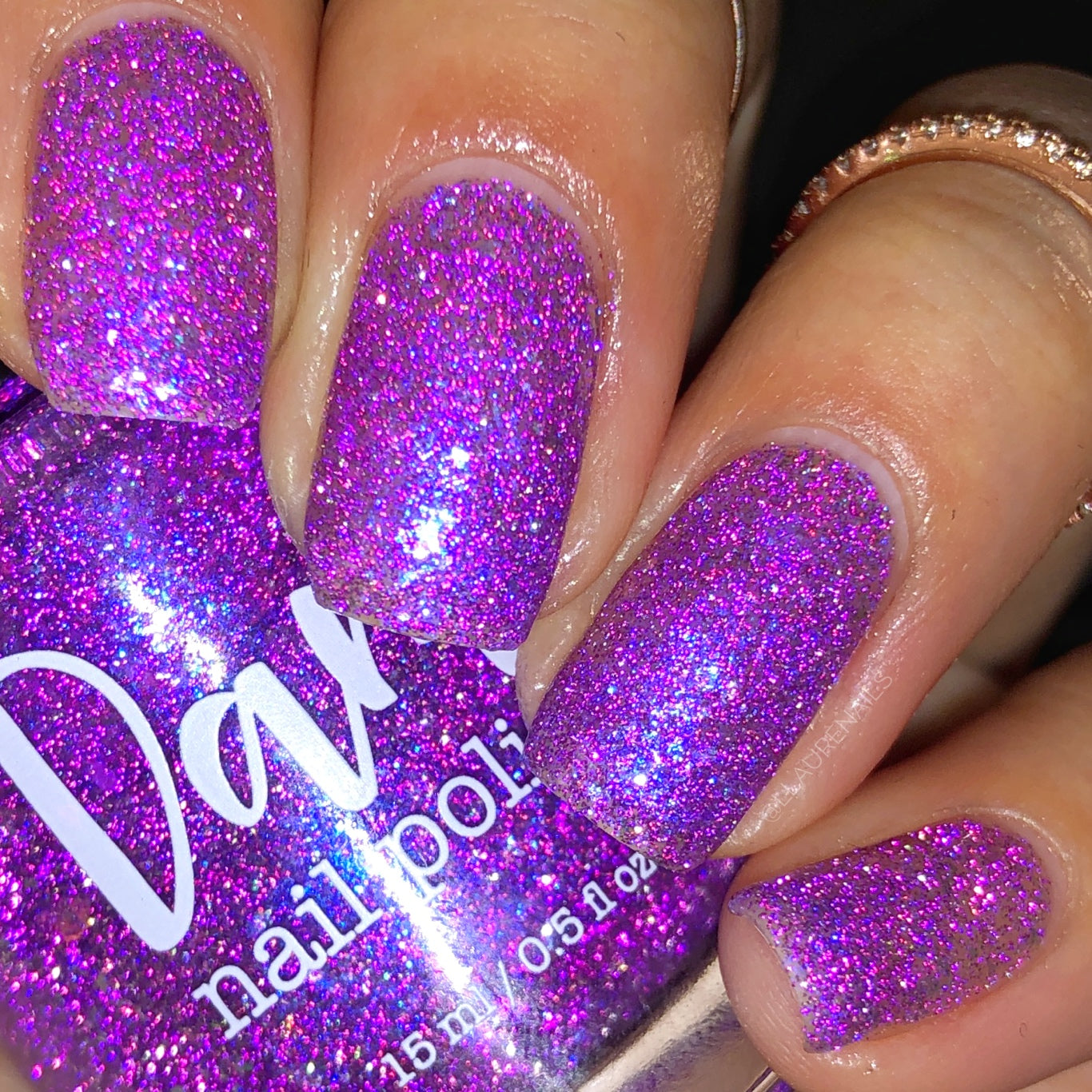 No Shady Business - Purple Flakie Nail Polish - Purple Reflective Nail Polish - Glitter Nail Polish - Aquarius Birthday Duo - Dam Nail Polish