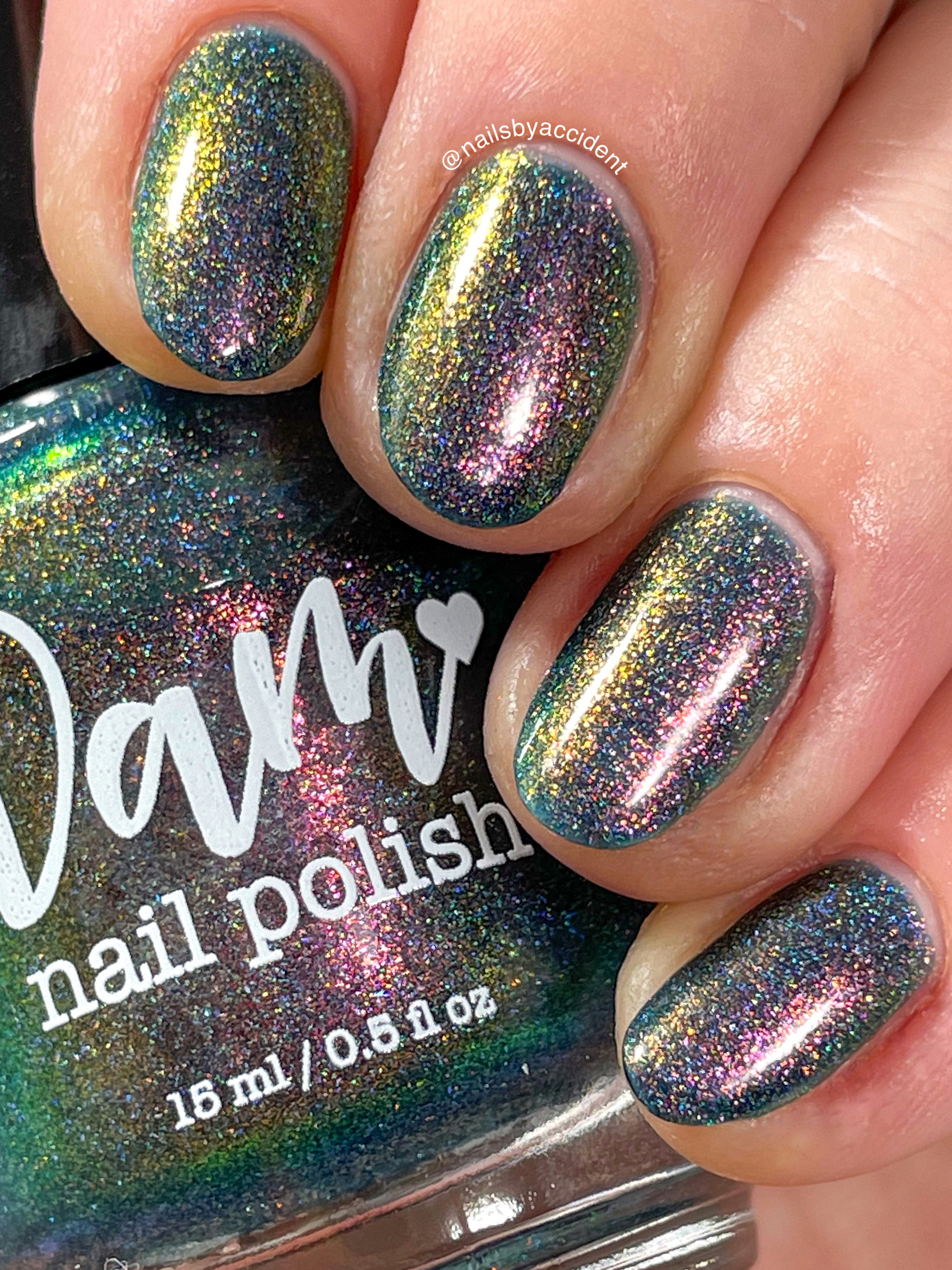 Brit - Blue Shimmer Polish - Survivor Series - Dam Nail Polish