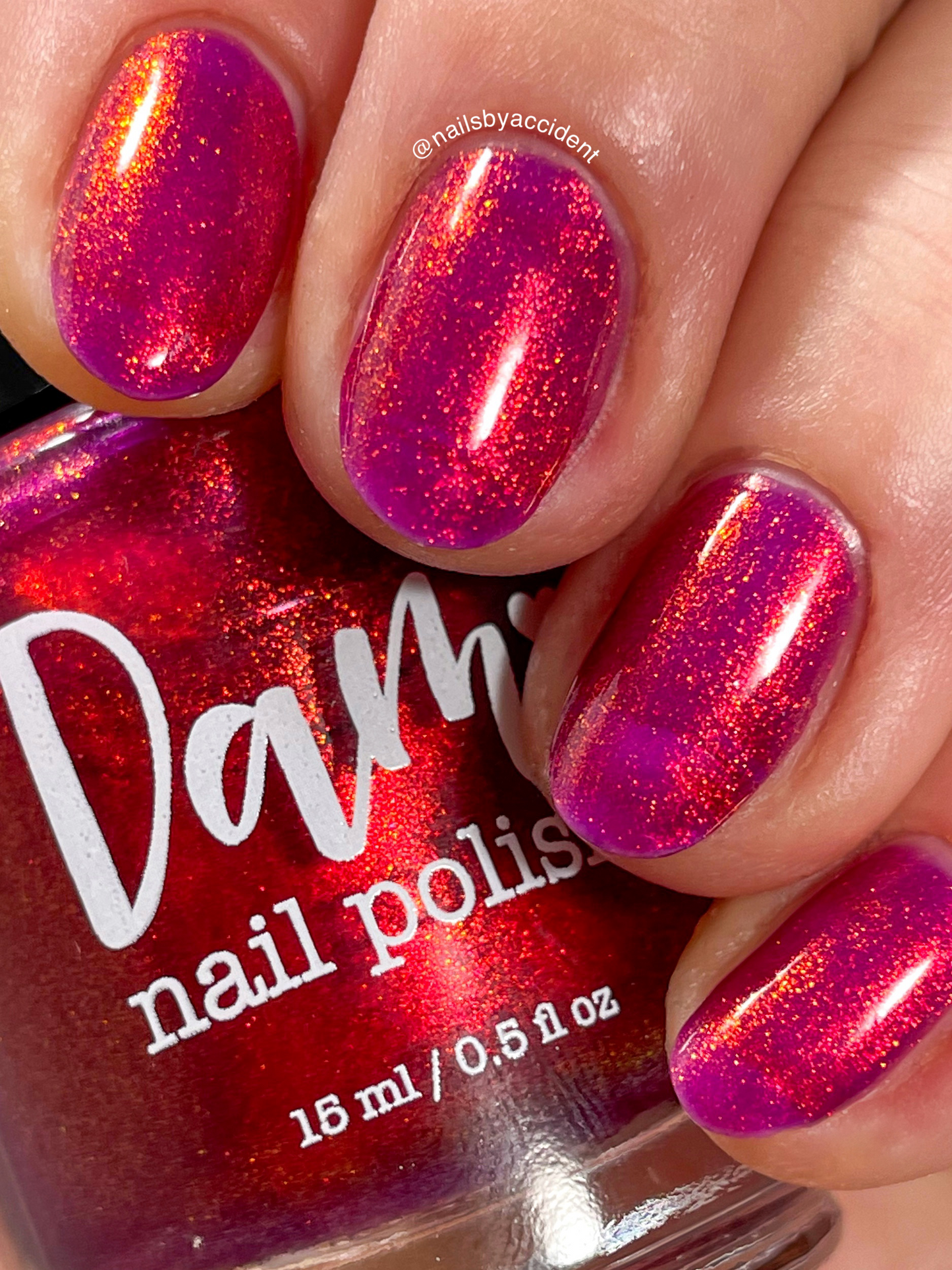 Jingle Berries - Red Shimmer Nail Polish - Polish of the Month - Nov 2022