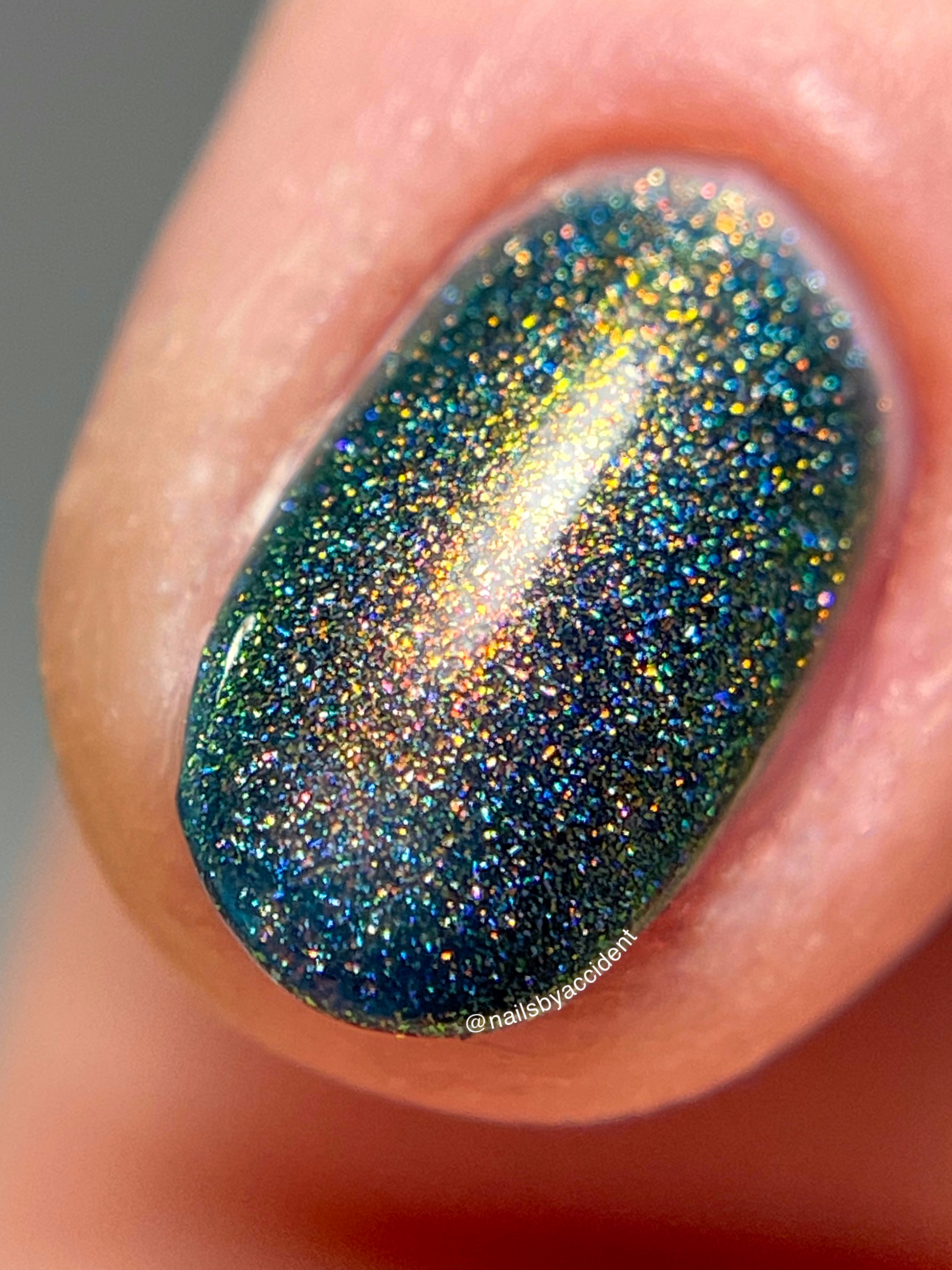 Brit - Blue Shimmer Polish - Survivor Series - Dam Nail Polish