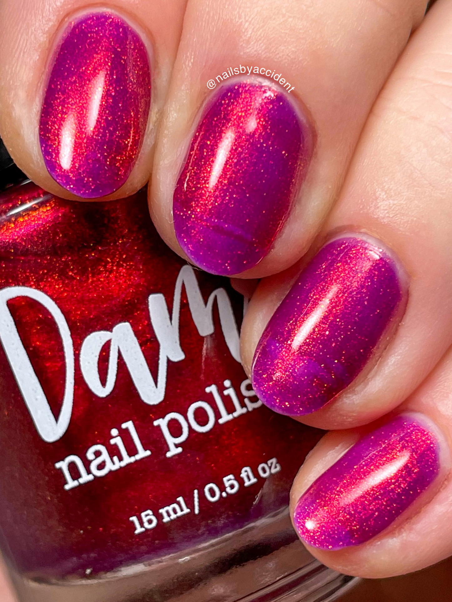 Jingle Berries - Red Shimmer Nail Polish - Polish of the Month - Nov 2022
