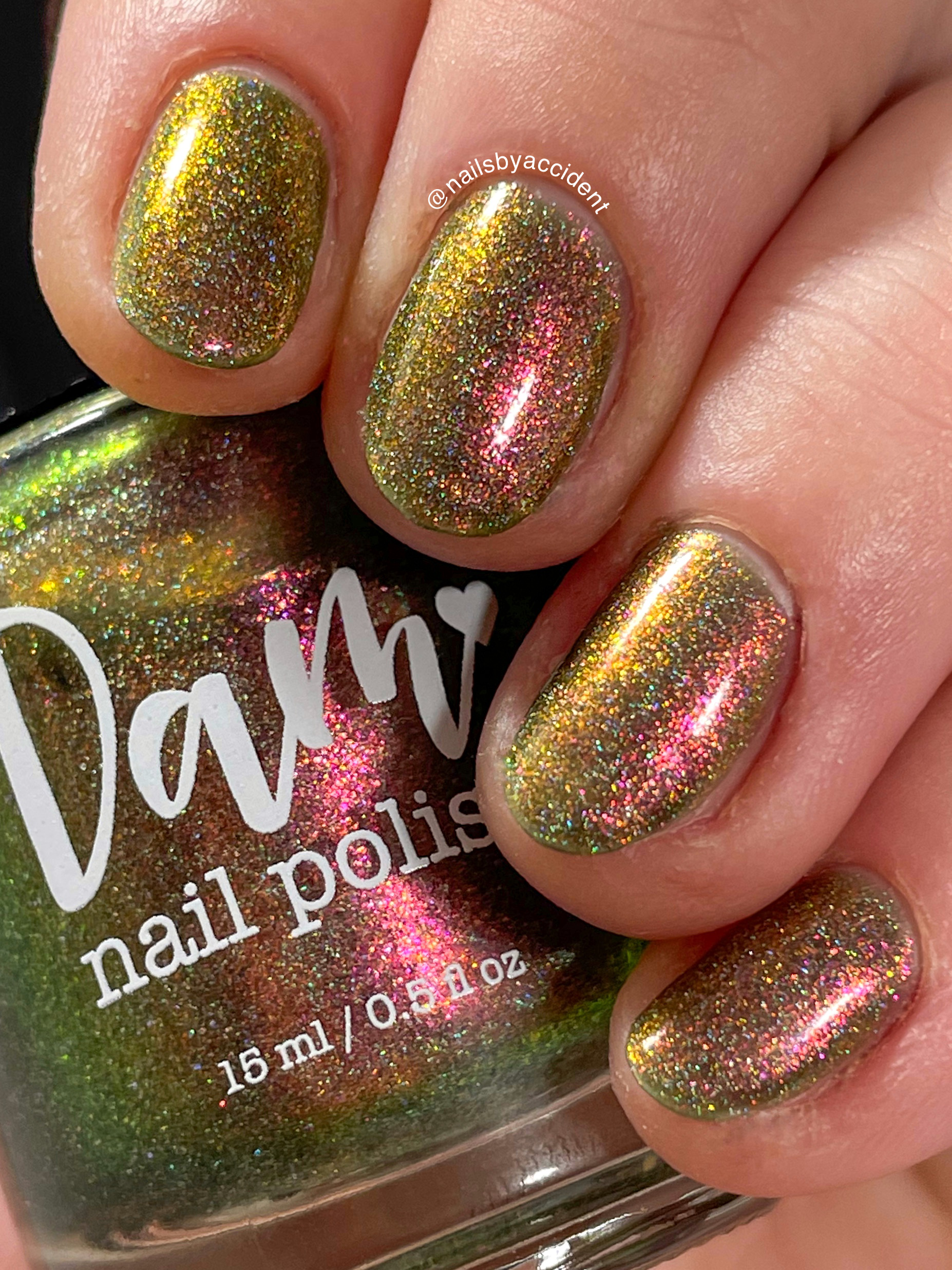 Brianna - Olive Shimmer Polish - Survivor Series - Dam Nail Polish