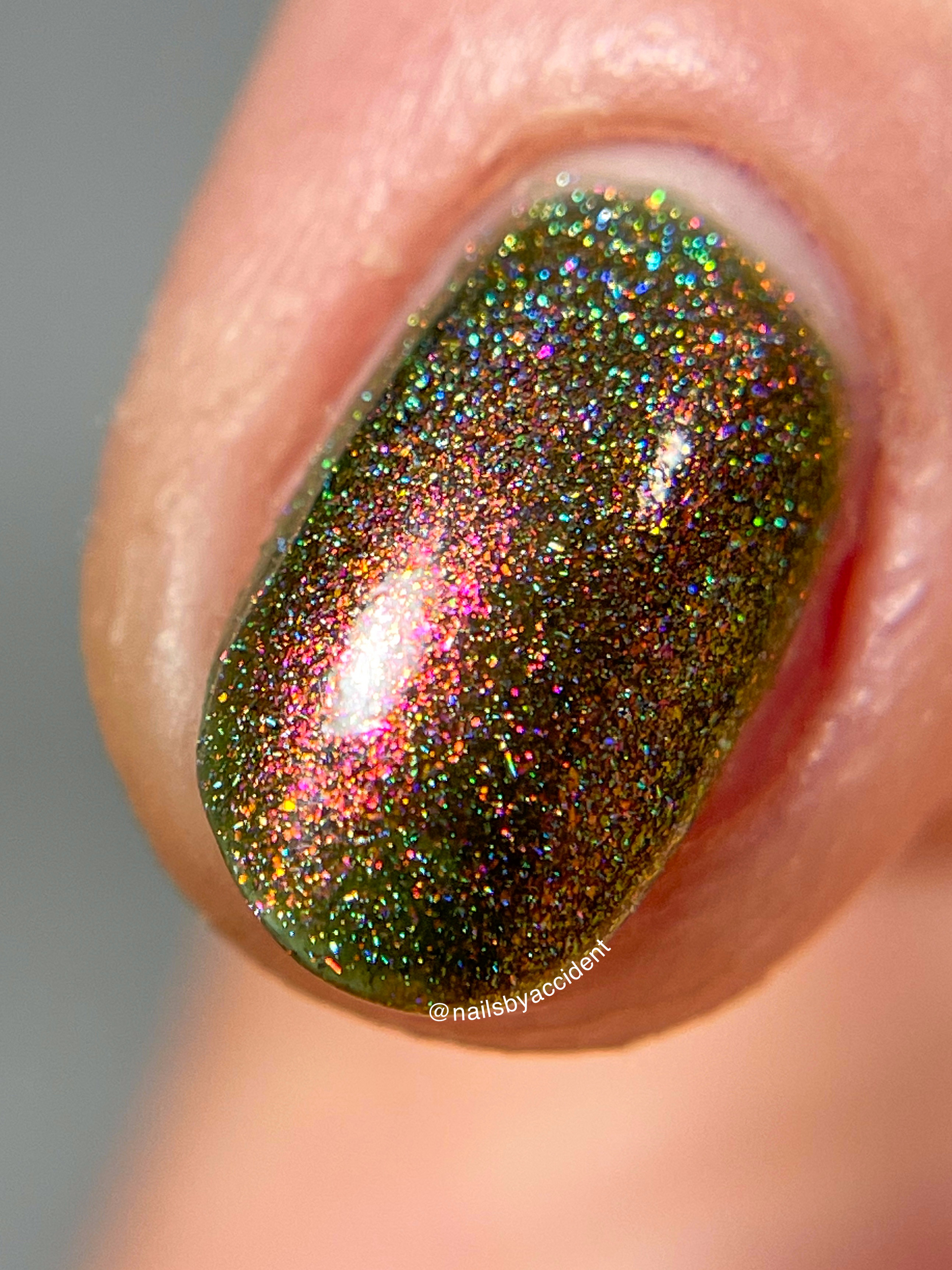 Brianna - Olive Shimmer Polish - Survivor Series - Dam Nail Polish