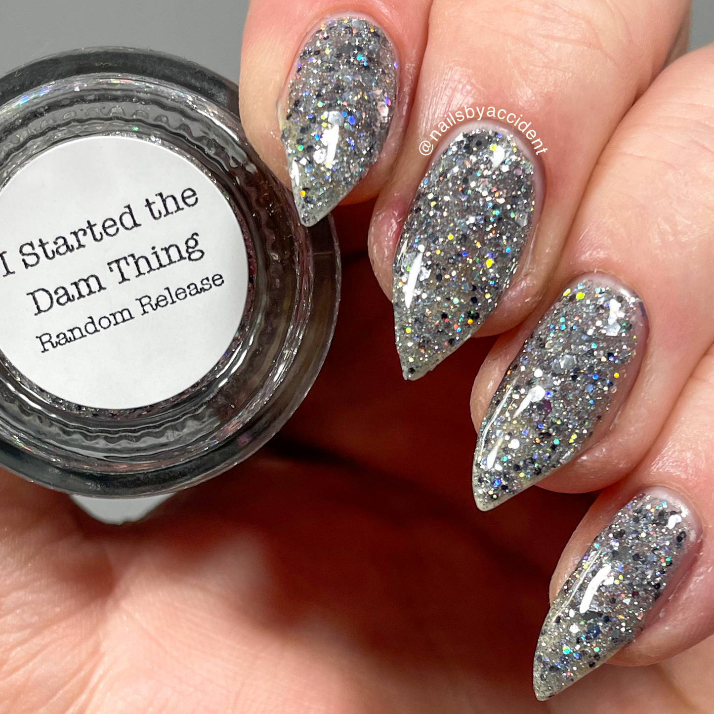 I Started the Dam Thing - Reflective Glitter Nail Polish - Random Release - Dam