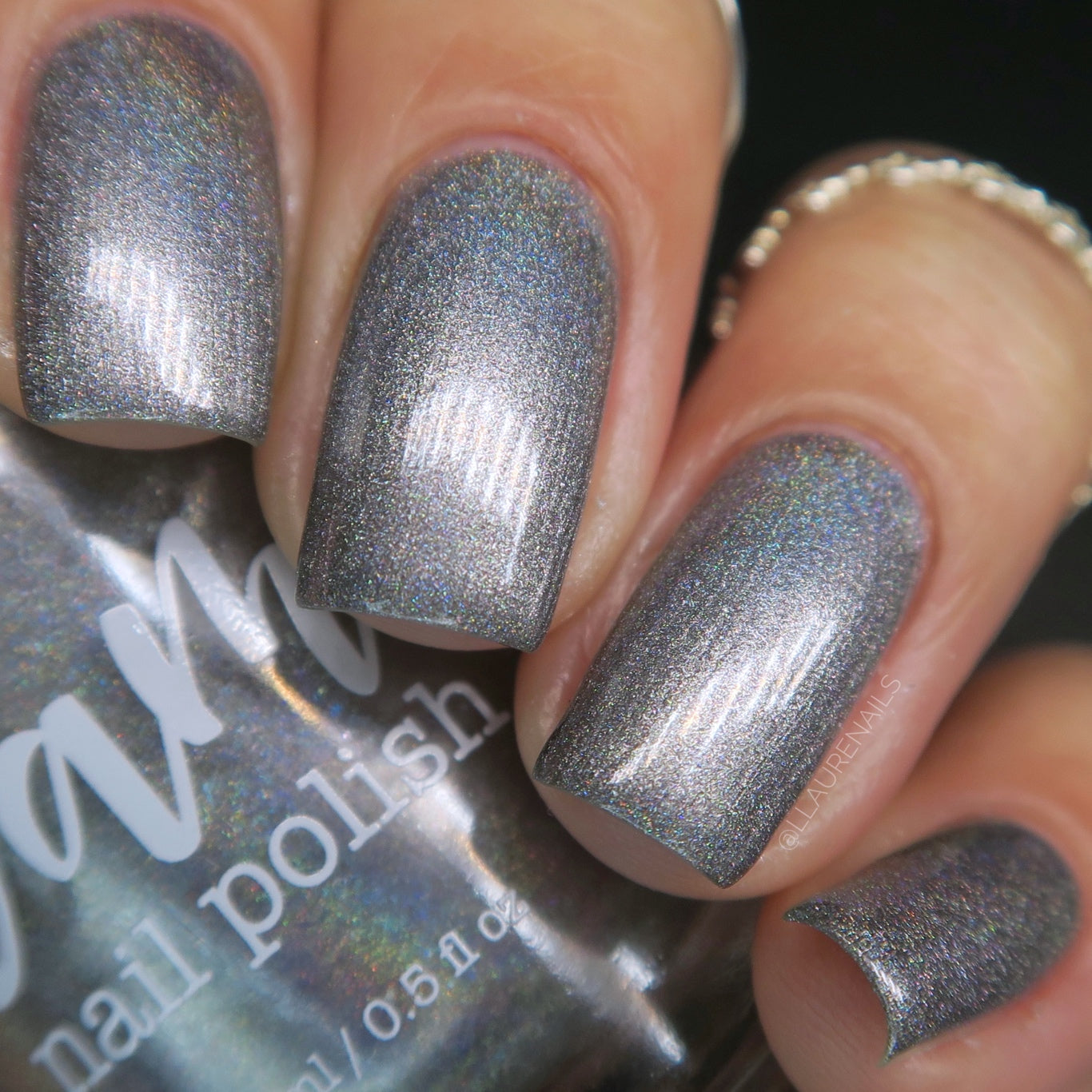 Silver - Jewelry Box Holos - Holographic Nail Polish - Dam