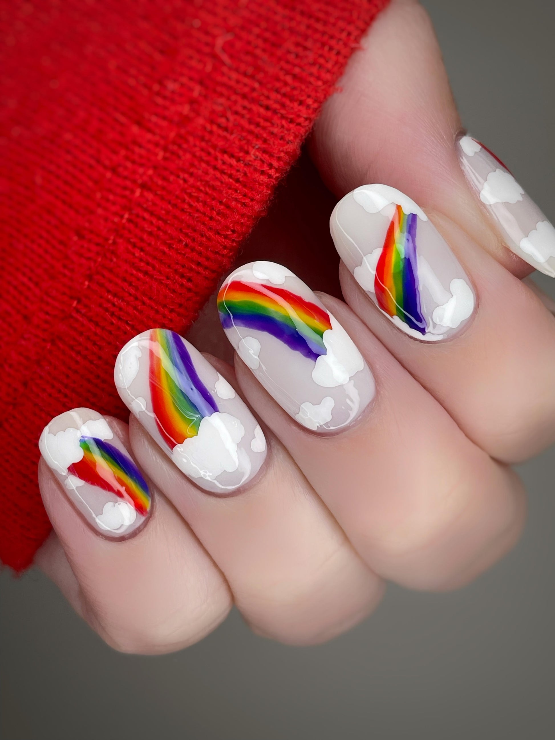 Disappearing Ink - Thermal Nail Polish - Clearly Rainbows Collection - Dam