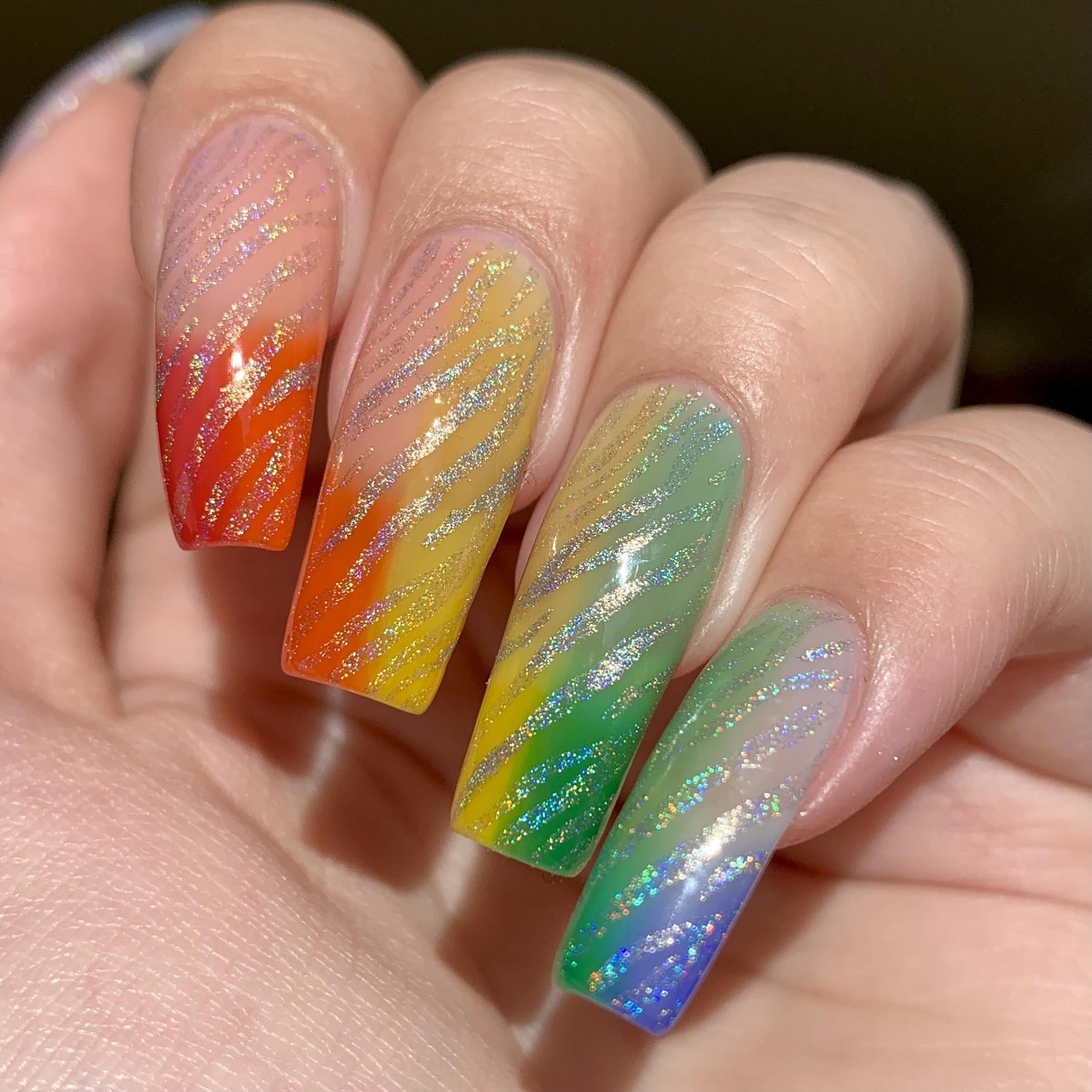 Disappearing Ink - Thermal Nail Polish - Clearly Rainbows Collection - Dam